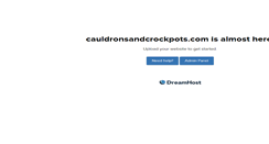 Desktop Screenshot of cauldronsandcrockpots.com